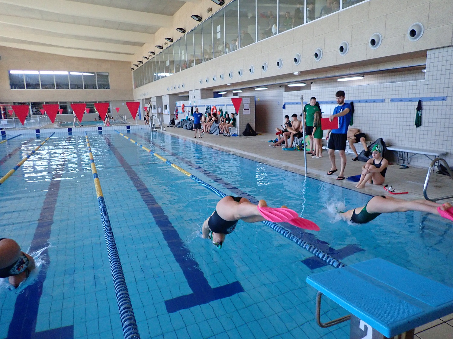 Resultados y puntuación 4ª jornada JDN de natación con aletas